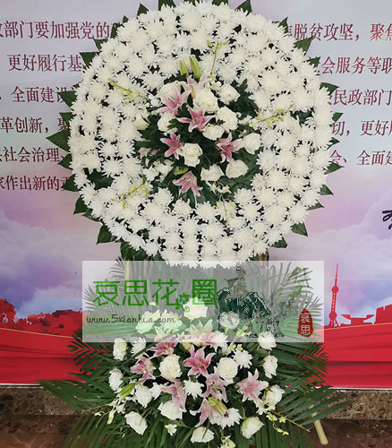 哀思花圈017